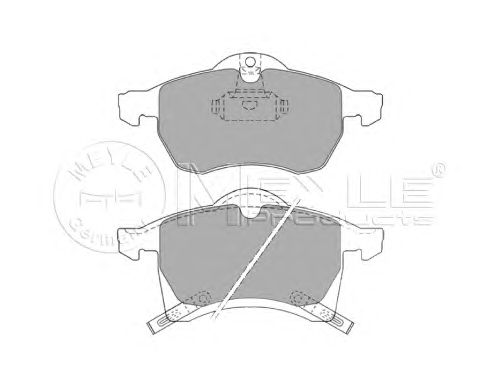 Тормозные колодки MEYLE 025 230 5719/W