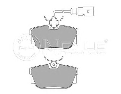 Тормозные колодки MEYLE 025 232 2416/W