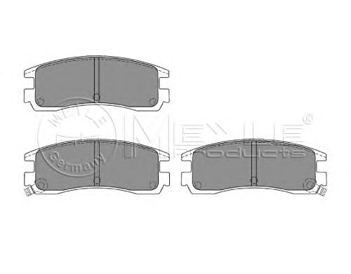 Тормозные колодки MEYLE 025 233 6114/W