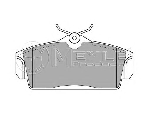 Тормозные колодки MEYLE 025 234 6316