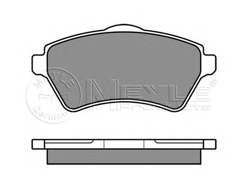Тормозные колодки MEYLE 025 236 1517