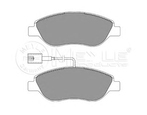 Тормозные колодки MEYLE 025 237 1218/W