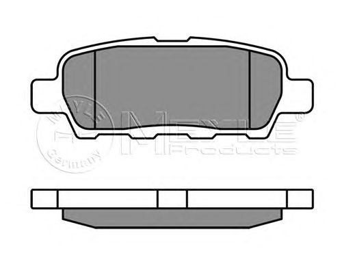 Тормозные колодки MEYLE 025 238 7114/W