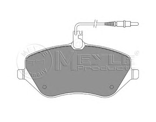 Тормозные колодки MEYLE 025 241 3317/W