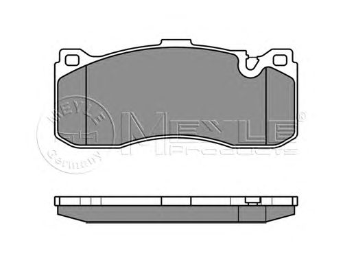 Тормозные колодки MEYLE 025 243 1617