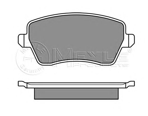 Тормозные колодки MEYLE 025 244 0317/W