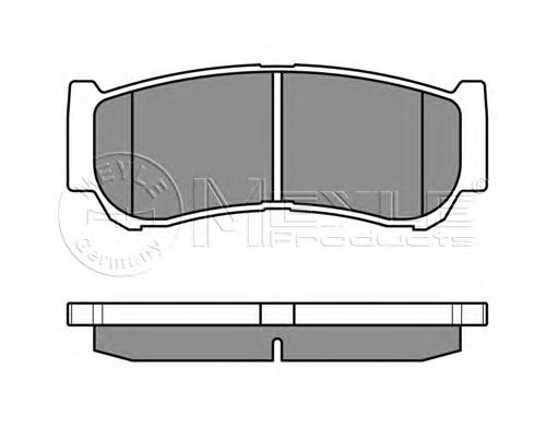 Тормозные колодки MEYLE 025 244 8816/W