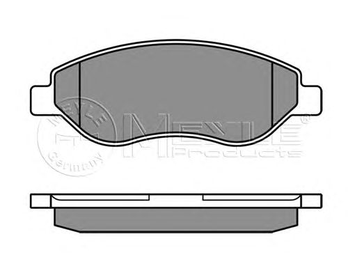 Тормозные колодки MEYLE 025 245 5019/W