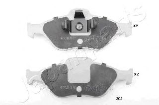 Тормозные колодки JAPANPARTS PA-302AF