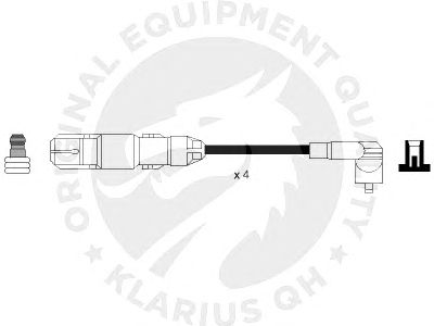 Комплект высоковольтных проводов QH International XC1162 CI