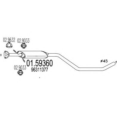 Резонатор MTS 01.59360