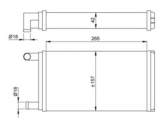 Радіатор опалення NRF 53555