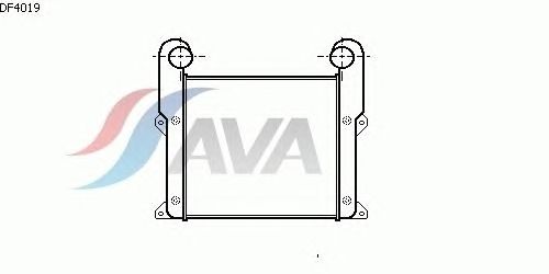 Интеркулер AVA QUALITY COOLING DF4019