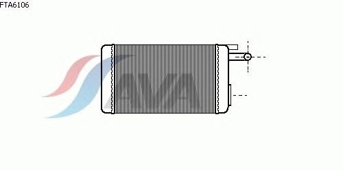 Радиатор отопителя AVA QUALITY COOLING FTA6106