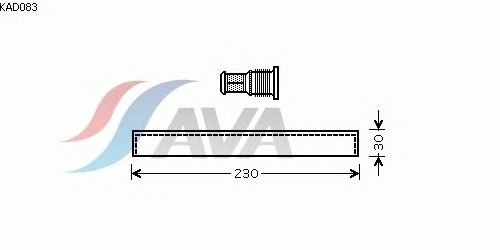 Осушитель кондиционера AVA QUALITY COOLING KAD083