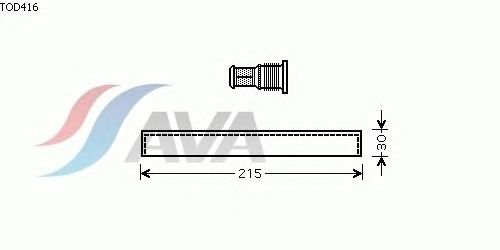 Осушитель кондиционера AVA QUALITY COOLING TOD416
