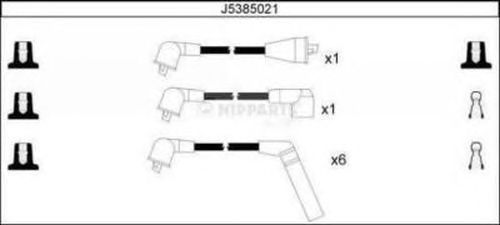 Комплект високовольтних проводів NIPPARTS J5385021