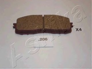 Тормозные колодки ASHIKA 51-02-206