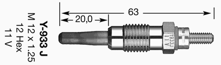 Свеча накала NGK 7947