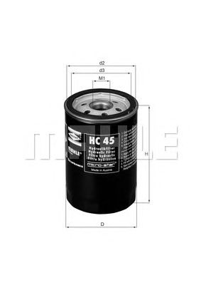 Фильтр АКПП MAHLE ORIGINAL HC 45