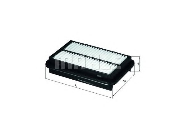 Повітряний фільтр MAHLE ORIGINAL LX 2863