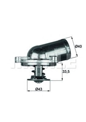 Термостат MAHLE ORIGINAL TI 22 87