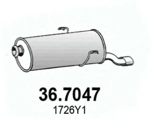 Глушитель ASSO 36.7047