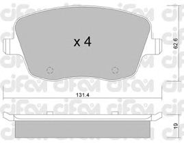 Тормозные колодки CIFAM 822-547-0