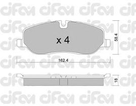 Тормозные колодки CIFAM 822-693-0