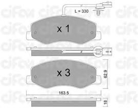 Тормозные колодки CIFAM 822-900-0