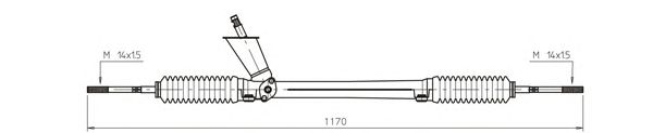 Рульовий механізм GENERAL RICAMBI WW4042