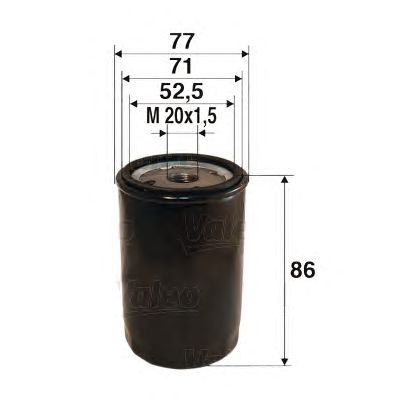 Масляный фильтр VALEO 586027