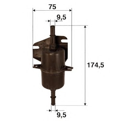 Топливный фильтр VALEO 587018