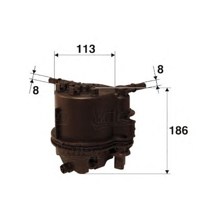 Паливний фільтр VALEO 587504