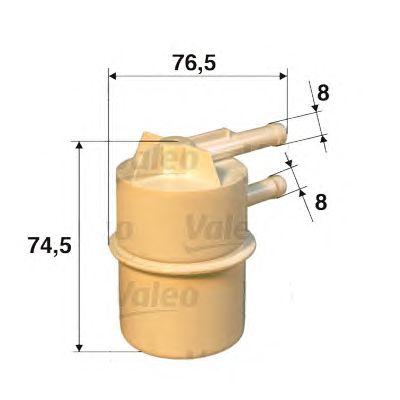 Паливний фільтр VALEO 587050