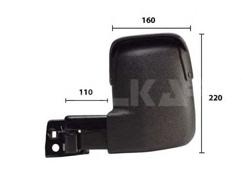 Зеркало заднего вида ALKAR 9266961