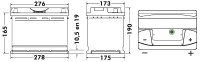 Стартерная аккумуляторная батарея EXIDE 574 12 Excell*