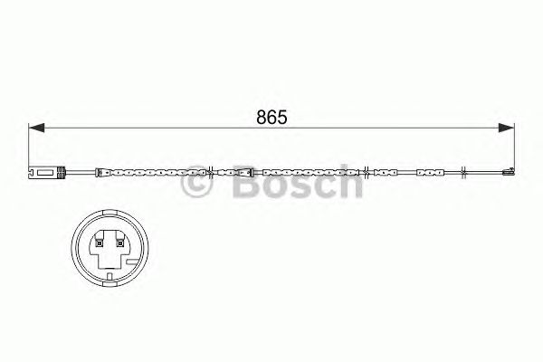 Датчик износа колодок BOSCH 1 987 473 519