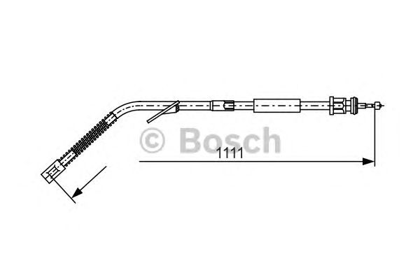 Трос ручника BOSCH 1 987 477 126