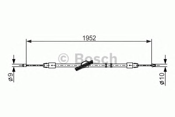 Трос ручника BOSCH 1 987 477 851