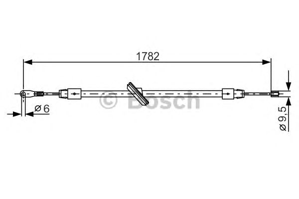 Трос ручника BOSCH 1 987 477 902
