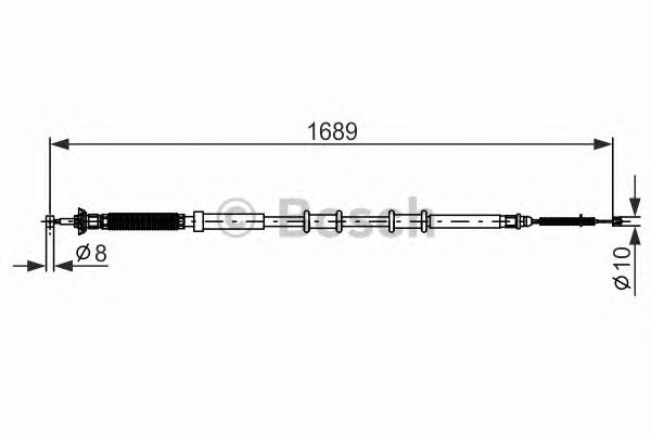 Трос ручника BOSCH 1 987 477 975