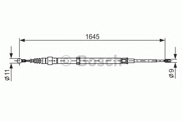 Трос ручника BOSCH 1 987 482 191