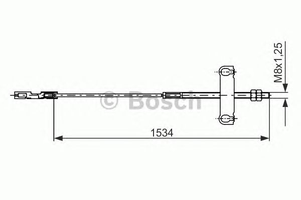 Трос ручника BOSCH 1 987 482 195