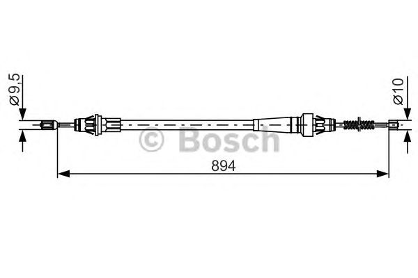 Трос ручника BOSCH 1 987 482 365