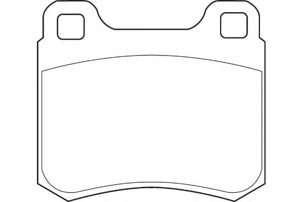 Тормозные колодки WAGNER WBP20687A