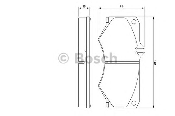Тормозные колодки BOSCH 0 986 467 841