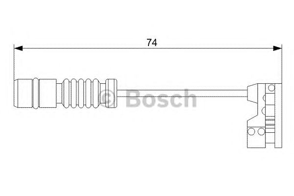Датчик зносу колодок BOSCH 1 987 473 008