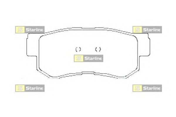 Тормозные колодки STARLINE BD S441