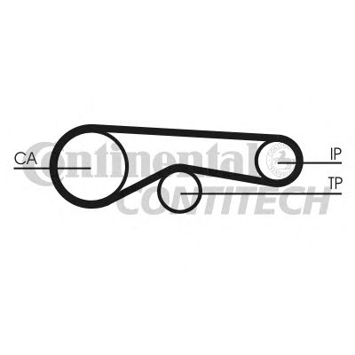 Комплект ремня ГРМ CONTITECH CT1118K1